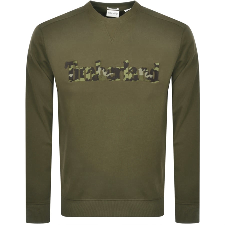 Alternative Image for ProductTimberland Crew Neck Logo Sweatshirt Green1
